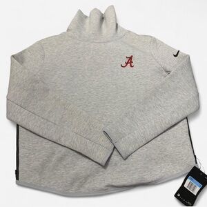 Nike Alabama Crimson Tide Light Gray Turtleneck Sweater